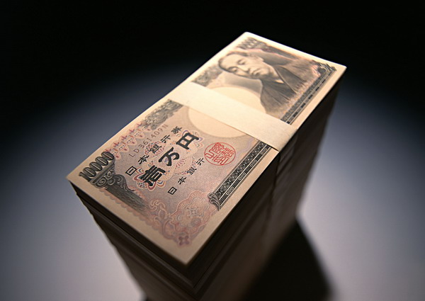 金融市场图片-商业金融图 日本货币 整齐 钱,商
