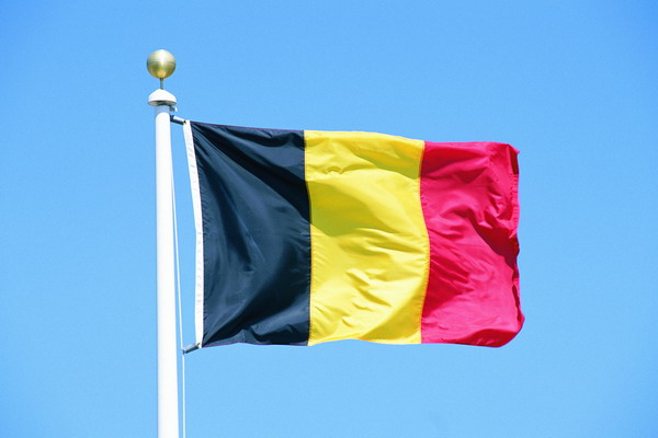 国旗与地区旗帜图片-综合图 比利时 竖条 蓝黄