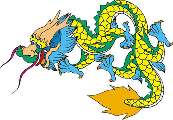 中华巨龙图片-中国民间艺术图 颜色 龙纹 巨龙