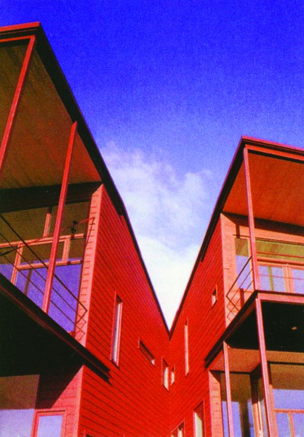 美国东部图片-世界建筑设计图 风格 护栏 红色