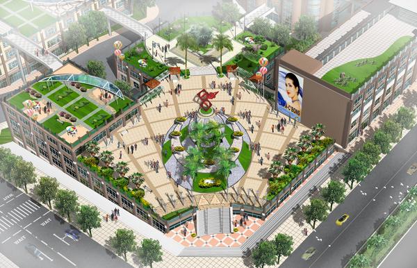 内江大千广场图,国内建筑设计案例图片