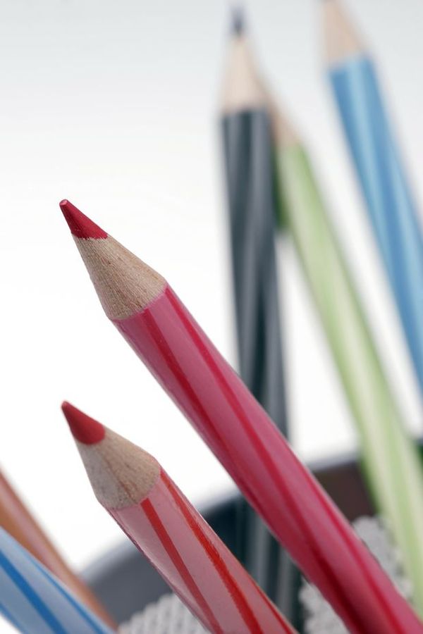 彩笔图片-静物图 红色的笔芯,静物,彩笔