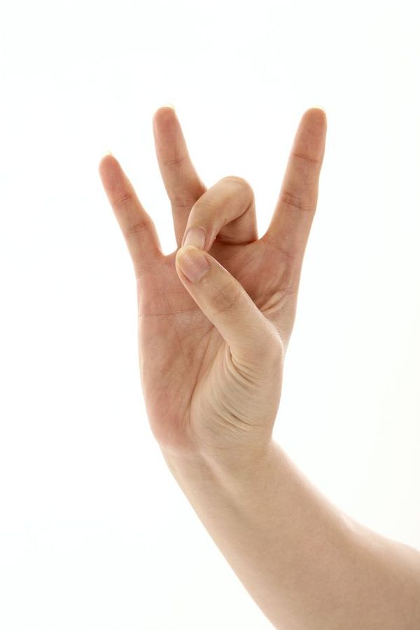 手势喻意图片-创意概念图 兰花指 大拇指 弯屈