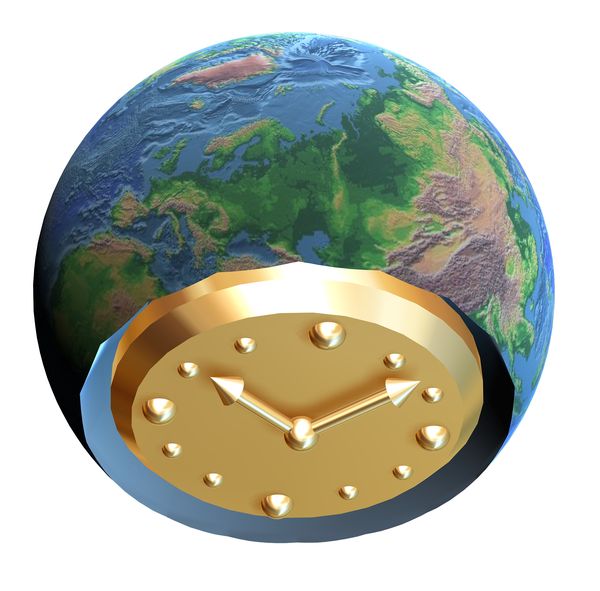3d地球图片-未来科技图 想象 时钟 文明,未来科