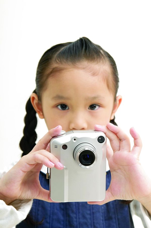 行动科技图片-人物图 小孩 数码 相机,人物,行动
