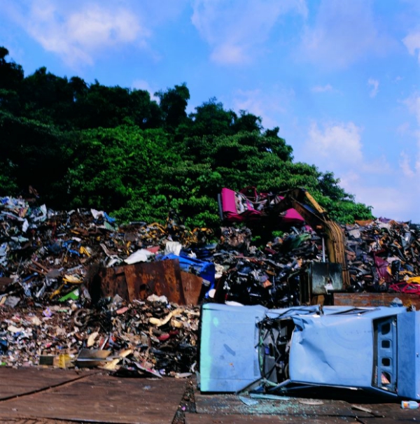 工业环保图片-科技图+垃圾回收